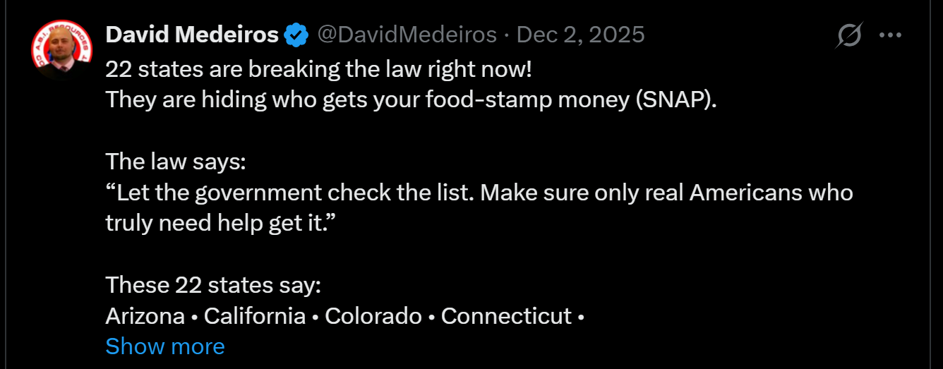 Forensic Evidence: medeiros-livewire-whistleblower-evidence-22-states-breaking-law-hiding-snap-recipient-data-federal-audit-david-medeiros-2026-04-14-090937-seq-0268.png