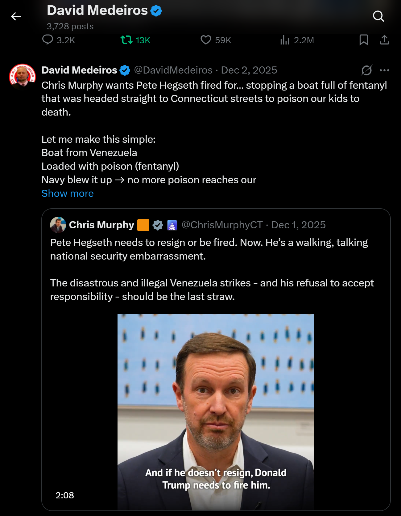 Forensic Evidence: medeiros-livewire-whistleblower-evidence-chris-murphy-pete-hegseth-fentanyl-boat-strike-defense-admiral-bradley-david-medeiros-2026-04-14-090811-seq-0262.png