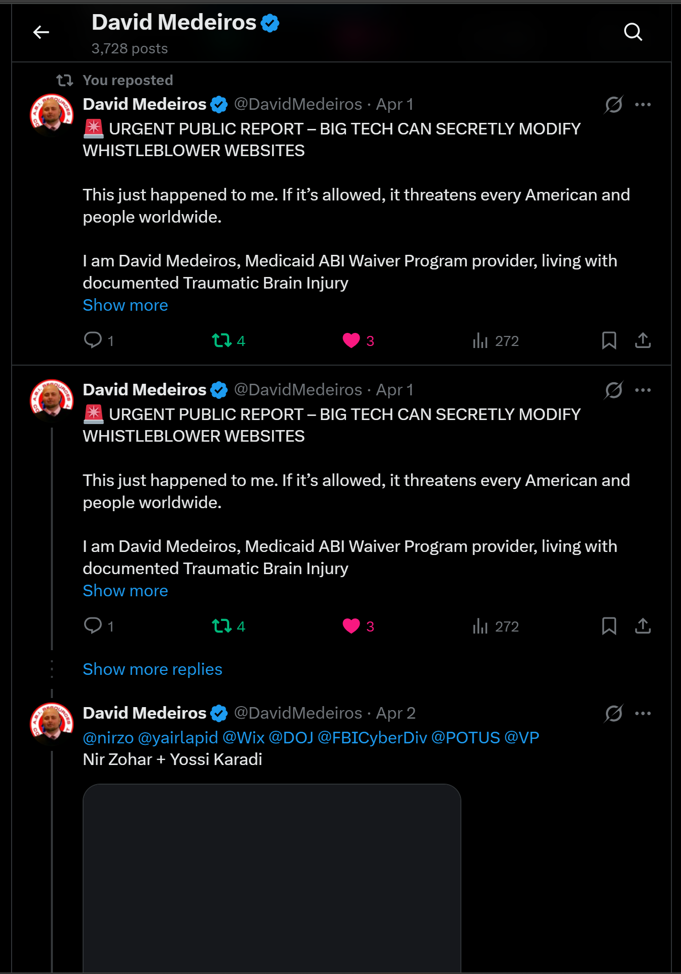 Forensic Evidence: medeiros-livewire-whistleblower-evidence-control-abuse-no-stop-human-suffering-big-tech-lifelong-internet-history-data-david-medeiros-2026-04-14-074459-seq-0024.png