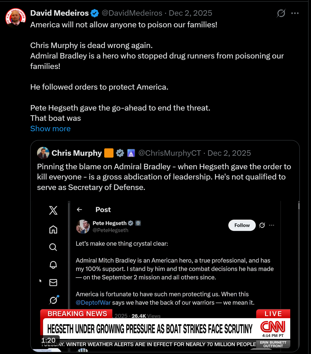 Forensic Evidence: medeiros-livewire-whistleblower-evidence-hegseth-bradley-fentanyl-boat-strike-defense-murphy-criticism-chris-murphy-wrong-david-medeiros-2026-04-14-090953-seq-0269.png