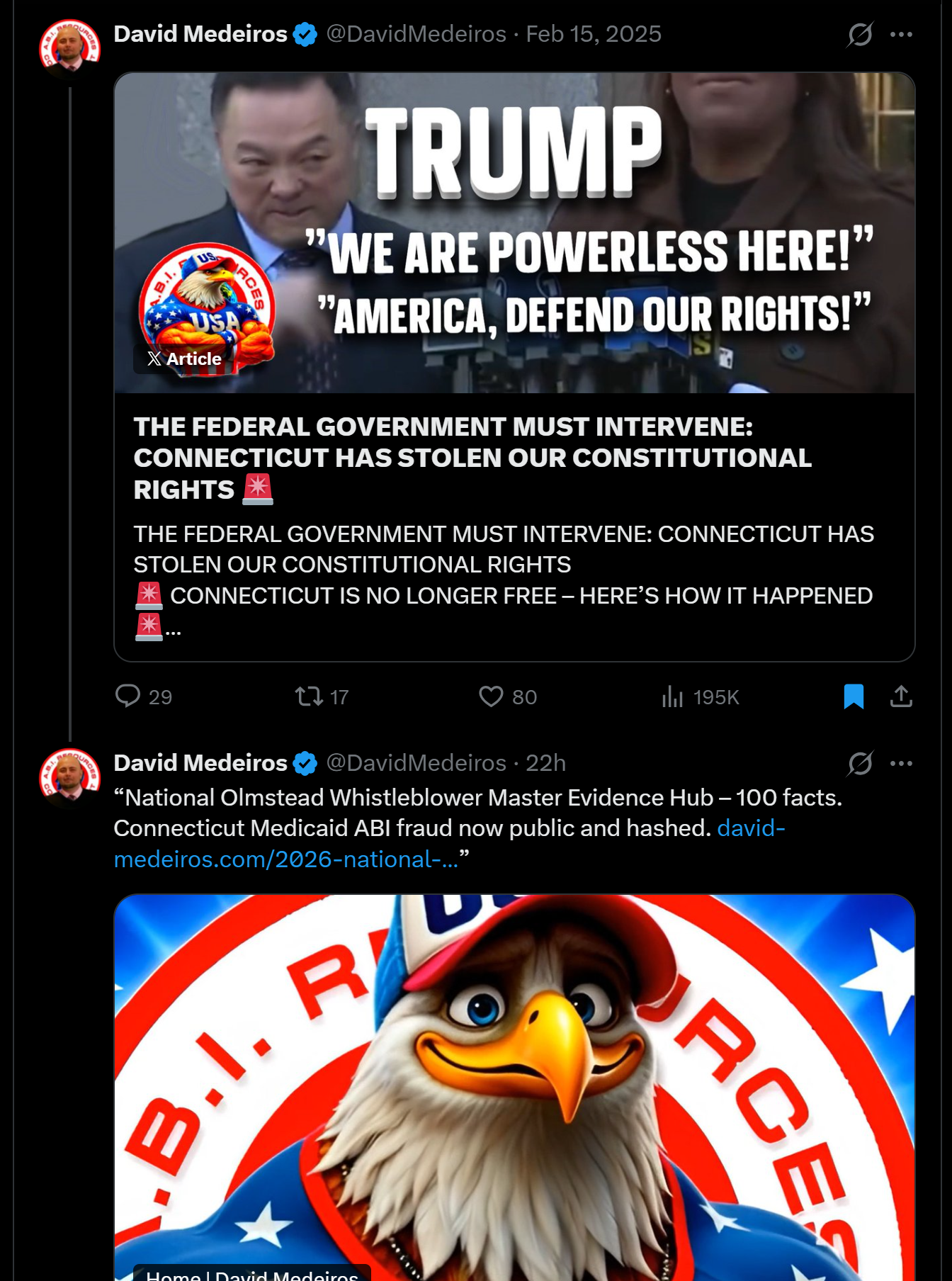Forensic Evidence: medeiros-livewire-whistleblower-evidence-trump-we-are-powerless-here-america-defend-our-rights-federal-government-must-intervene-connecticut-stolen-constitutional-rights-2026-04-14-073812-seq-0010.png