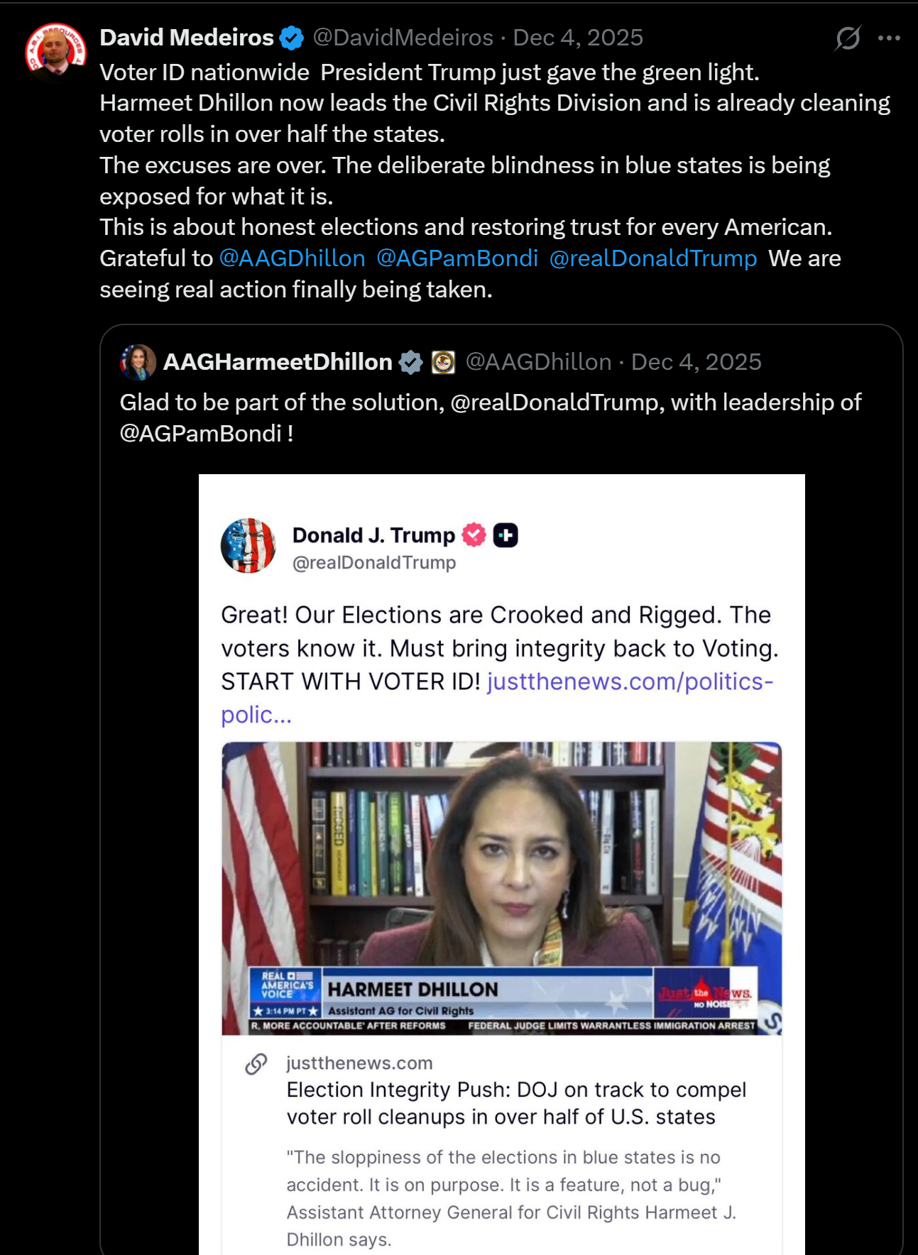 Forensic Evidence: medeiros-livewire-whistleblower-evidence-voter-id-nationwide-trump-green-light-harmeet-dhillon-doj-civil-rights-election-integrity-david-medeiros-2026-04-14-090711-seq-0259.png