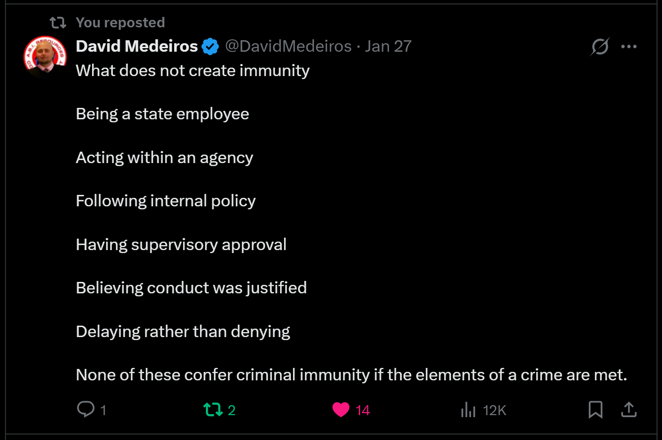 Forensic Evidence: medeiros-livewire-whistleblower-evidence-what-does-not-create-immunity-state-employee-agency-policy-supervisory-approval-criminal-immunity-false-2026-04-14-075313-seq-0049.png