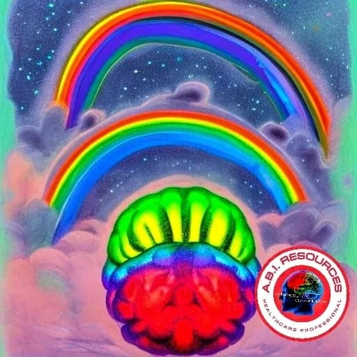 Archived ABI Resources Facebook image associated with TBI AWARENESS ABI RESOURCES CREATIVE ART PROGRAMð Absolutely amazing and thought-provoking! Brain Injury Awareness… — 2022-11-06 f714a271