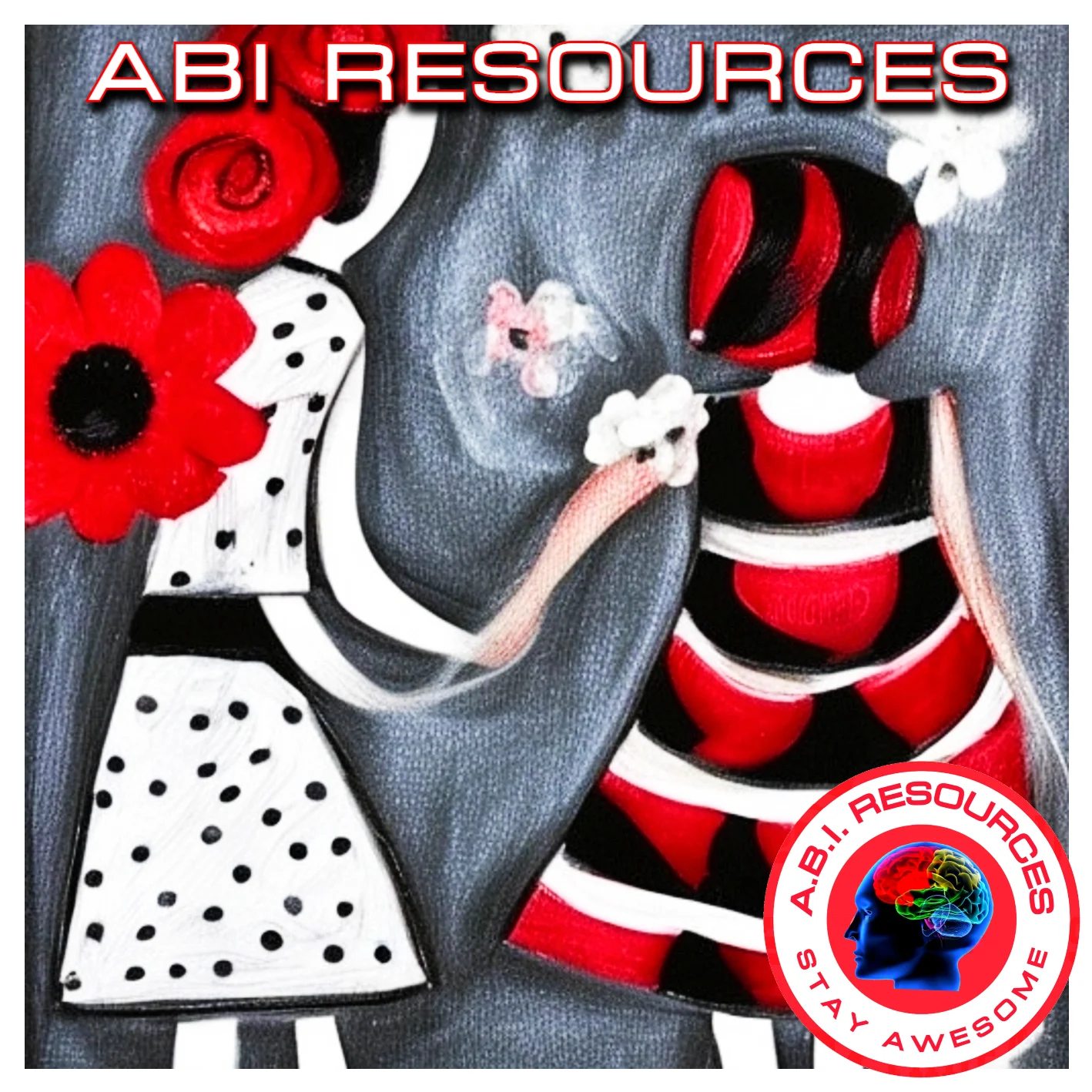 Archived ABI Resources Facebook image associated with Mother and Daughter â¤ï¸ ABI RESOURCES ART PROGRAM Connecticut home-based supported living and community care. Brai…