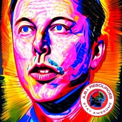 Archived ABI Resources Facebook image associated with ABI RESOURCES ART @elonmusk @SpaceX Brilliant Minds Collection www.ctbraininjury.com #RT