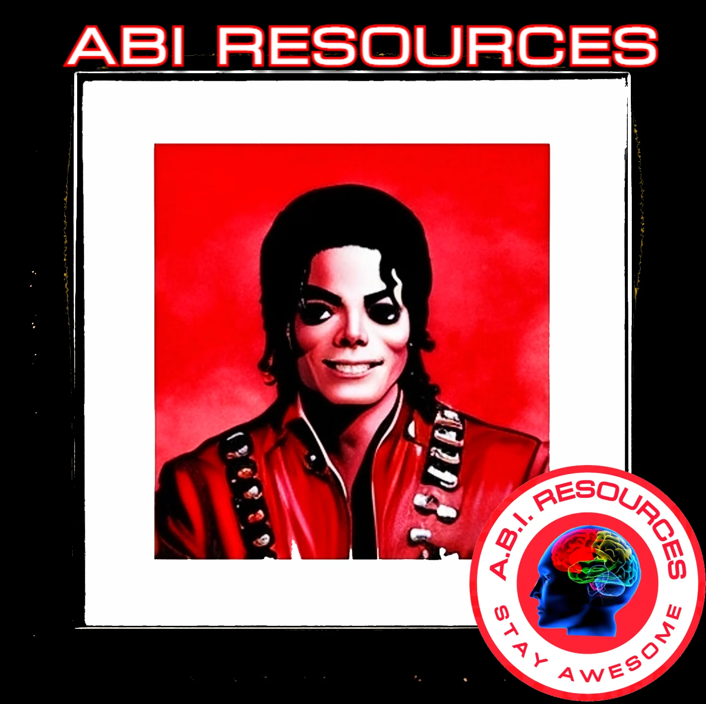 Archived ABI Resources Facebook image associated with ABI Resources Artwork Legends of Music Collection. Michael Jackson #MichaelJackson #ARTTHERAPY #michaeljackson #kingo…
