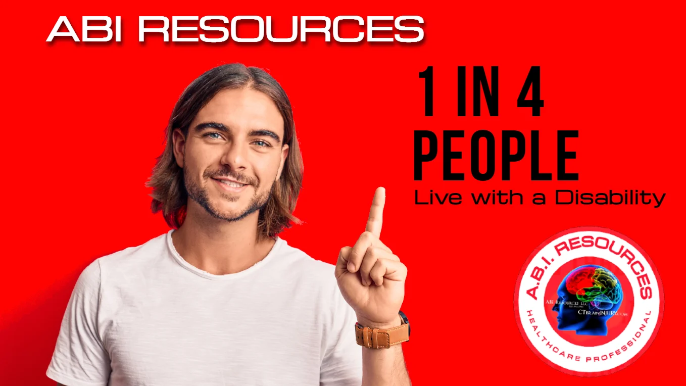 Archived ABI Resources Facebook image associated with 1 in 4 People live with a disability. ABI Resources is committed to protecting the health and well-being of people wi…